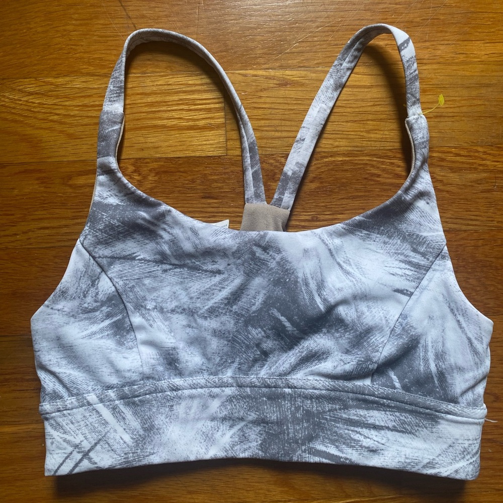 Lululemon grey dyed sports bra in XS